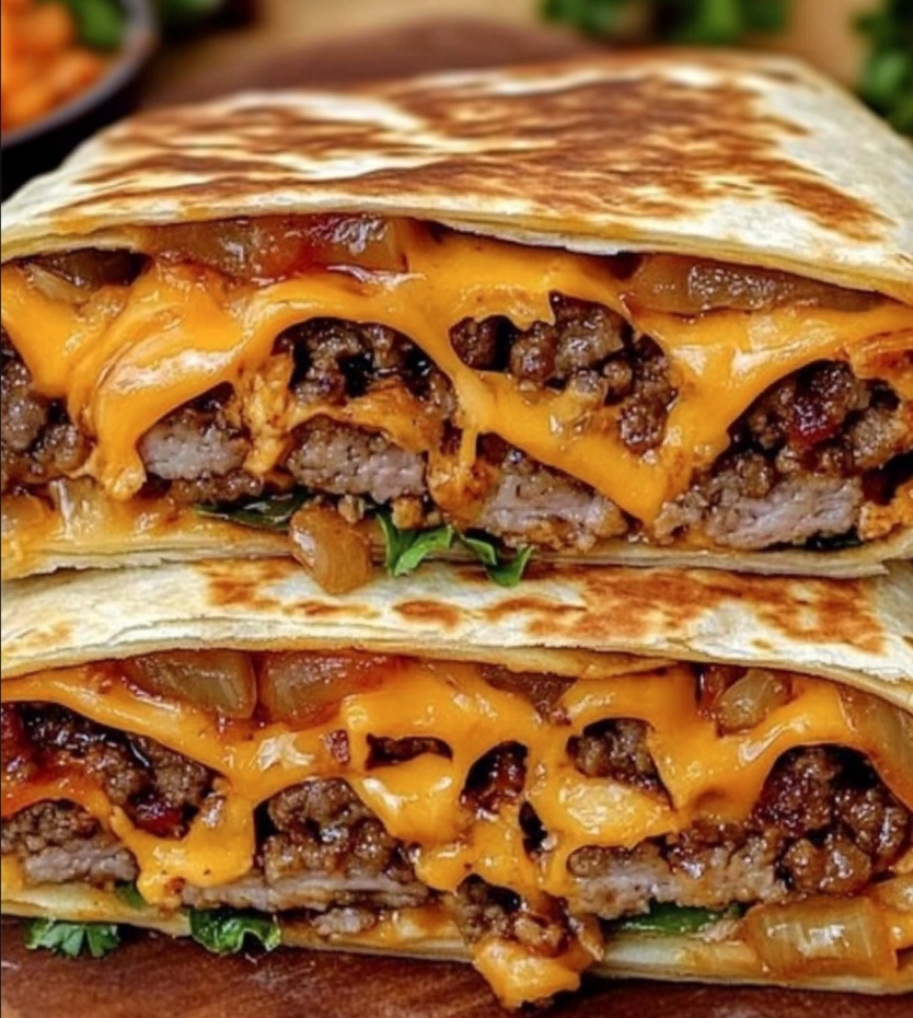 this Cheeseburger Crunch Wrap