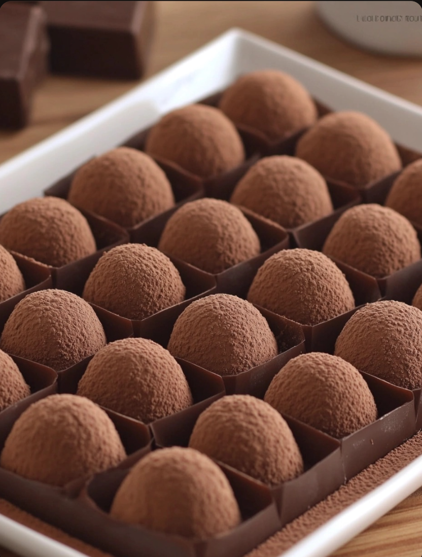Condensed Milk Chocolate Truffles Easy Recipe 2 Ingredients recipe