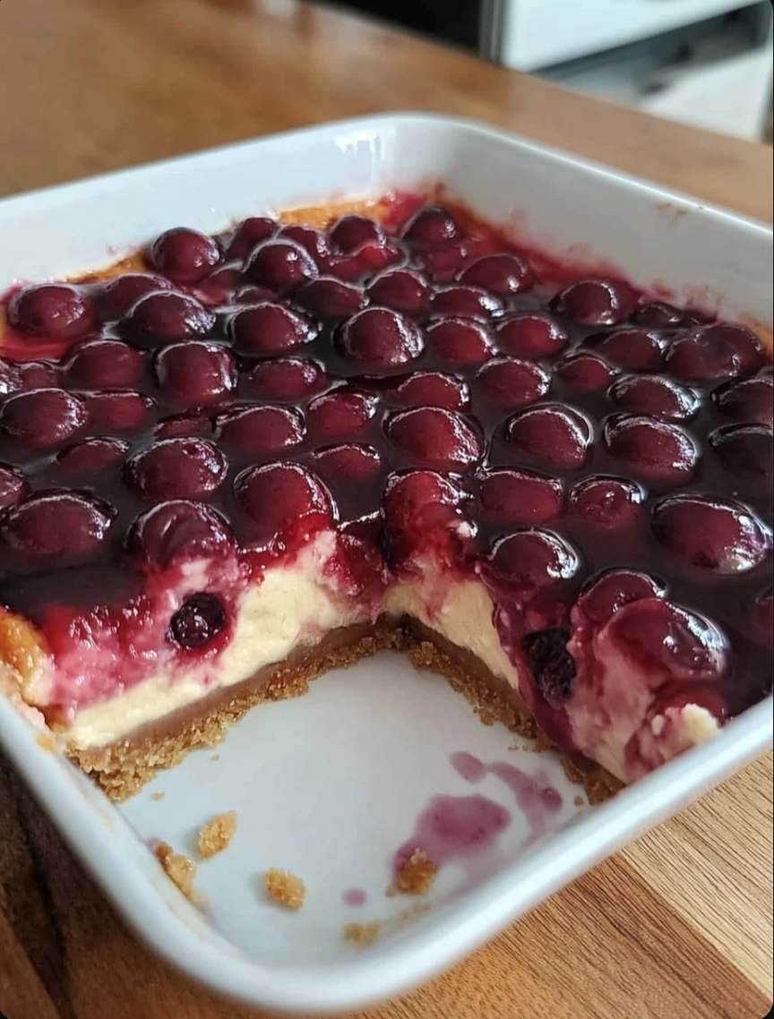 EASY Cherry Cheesecake ππ°