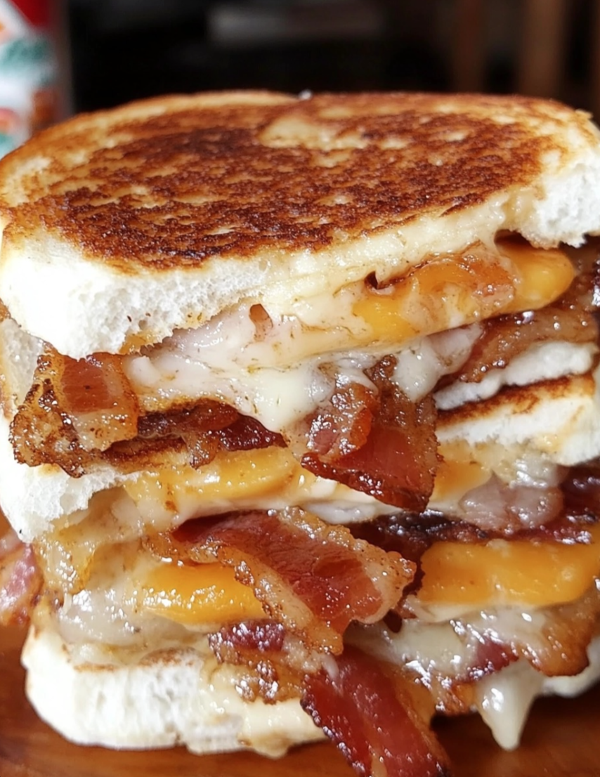 Grilled Cheese with Bacon 🥪🧀🥓