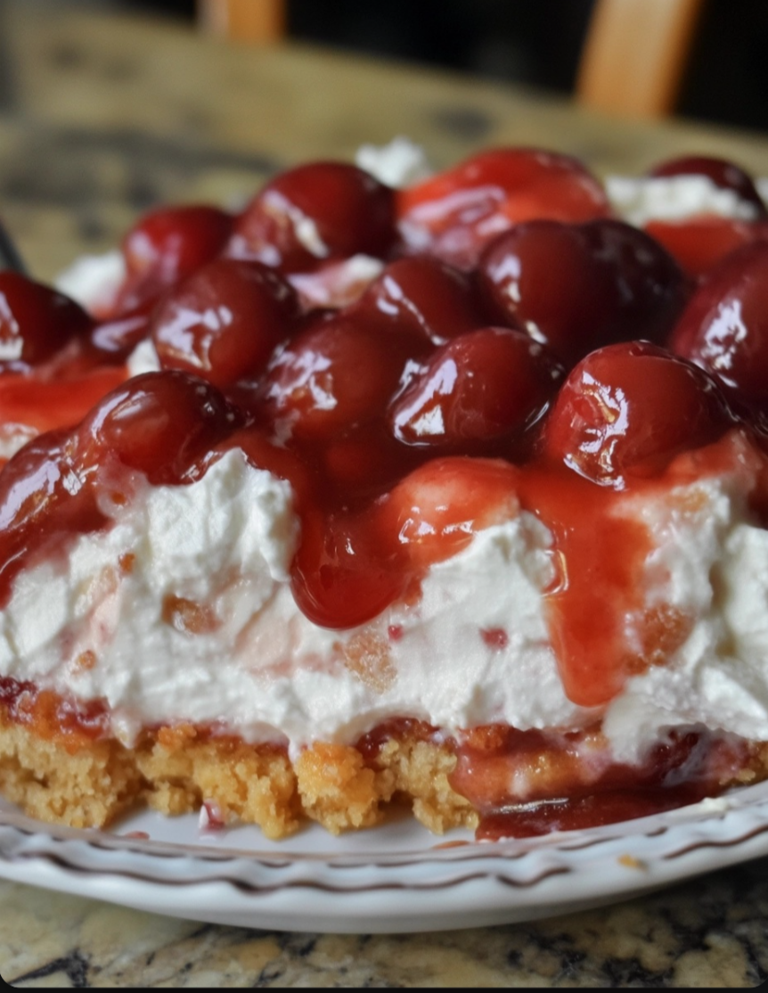 Cherry Delight with Pineapple Fluff ππβ¨