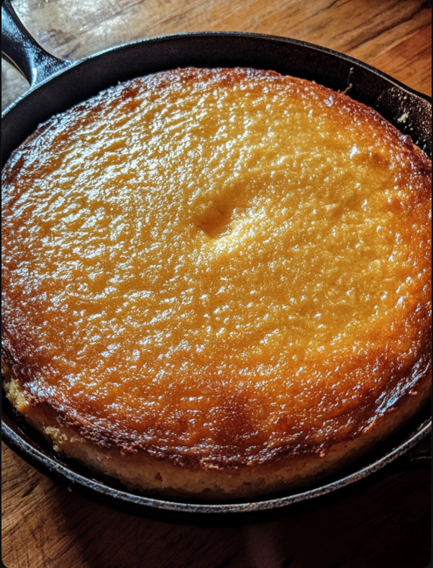 Honey butter skillet corn bread