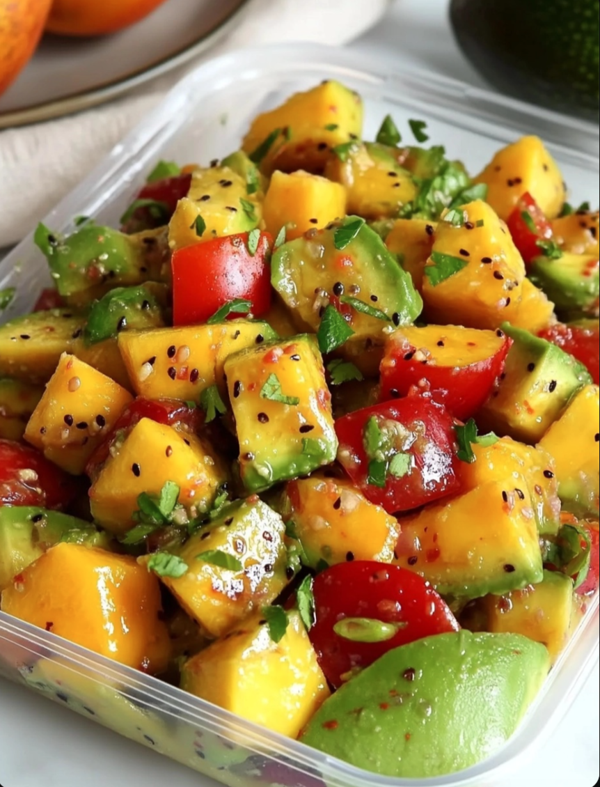 Mango Avocado Salad | 10 Minute