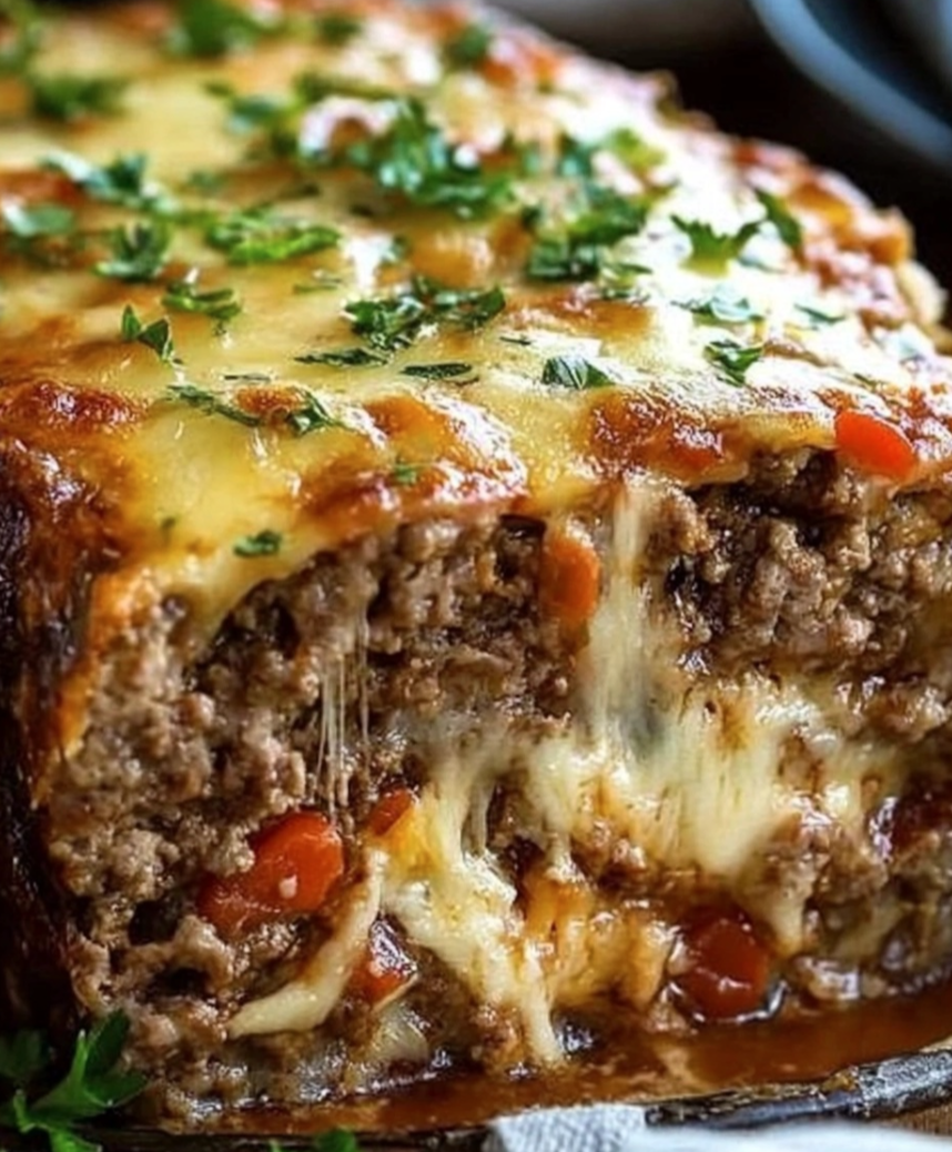 Philly Cheesesteak Meatloaf