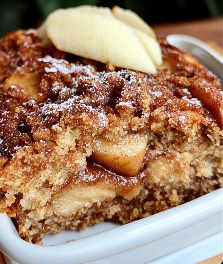 Cinnamon Sugar Apple Cake