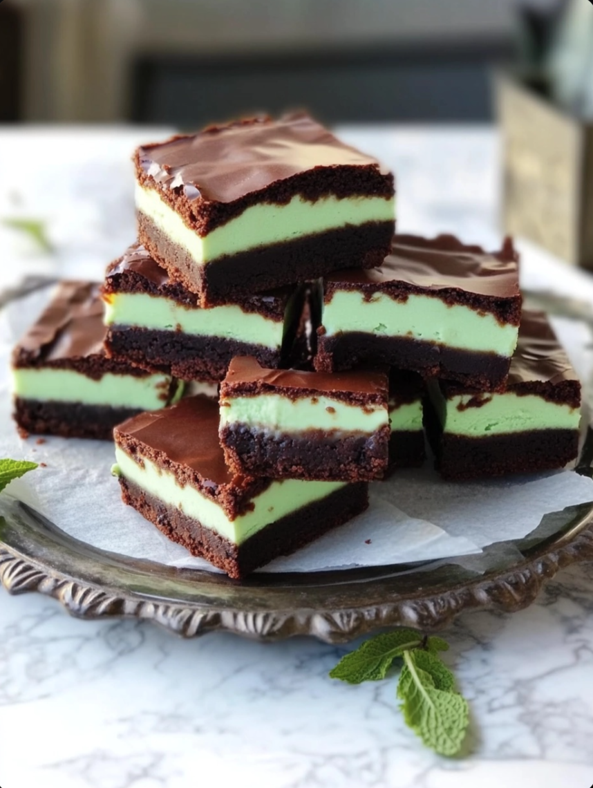 Mint Brownies 🍫