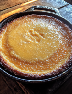 Honey butter skillet corn bread
