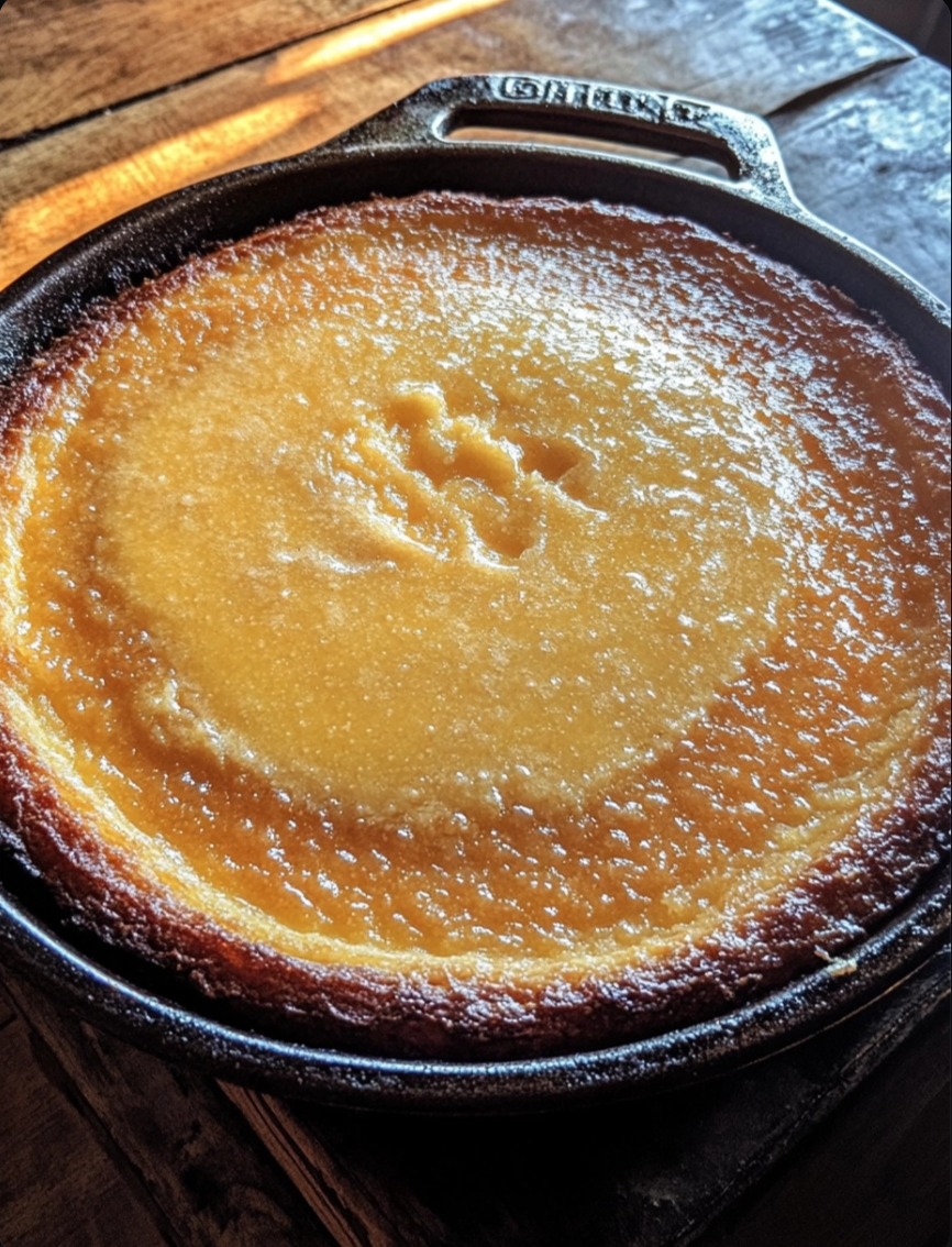Honey butter skillet corn bread