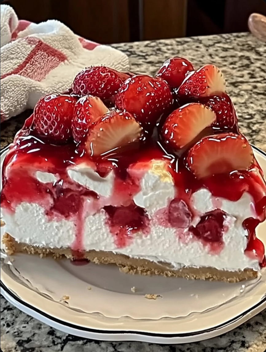 🍰 Strawberry Swirl Cheesecake 🍓