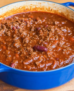HOMEMADE CHILI RECIPE