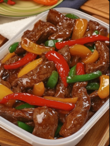 Chinese Pepper Steak with Onion