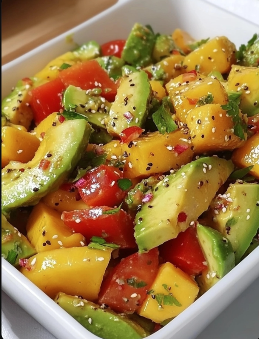 Mango Avocado Salad | 10 Minute
