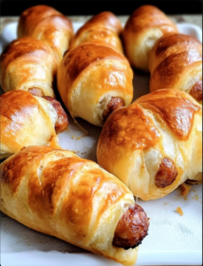 Extra Soft Sausage Bread Rolls