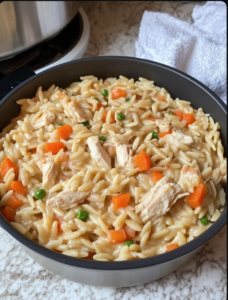 creamy chicken orzo