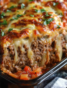 Philly Cheesesteak Meatloaf