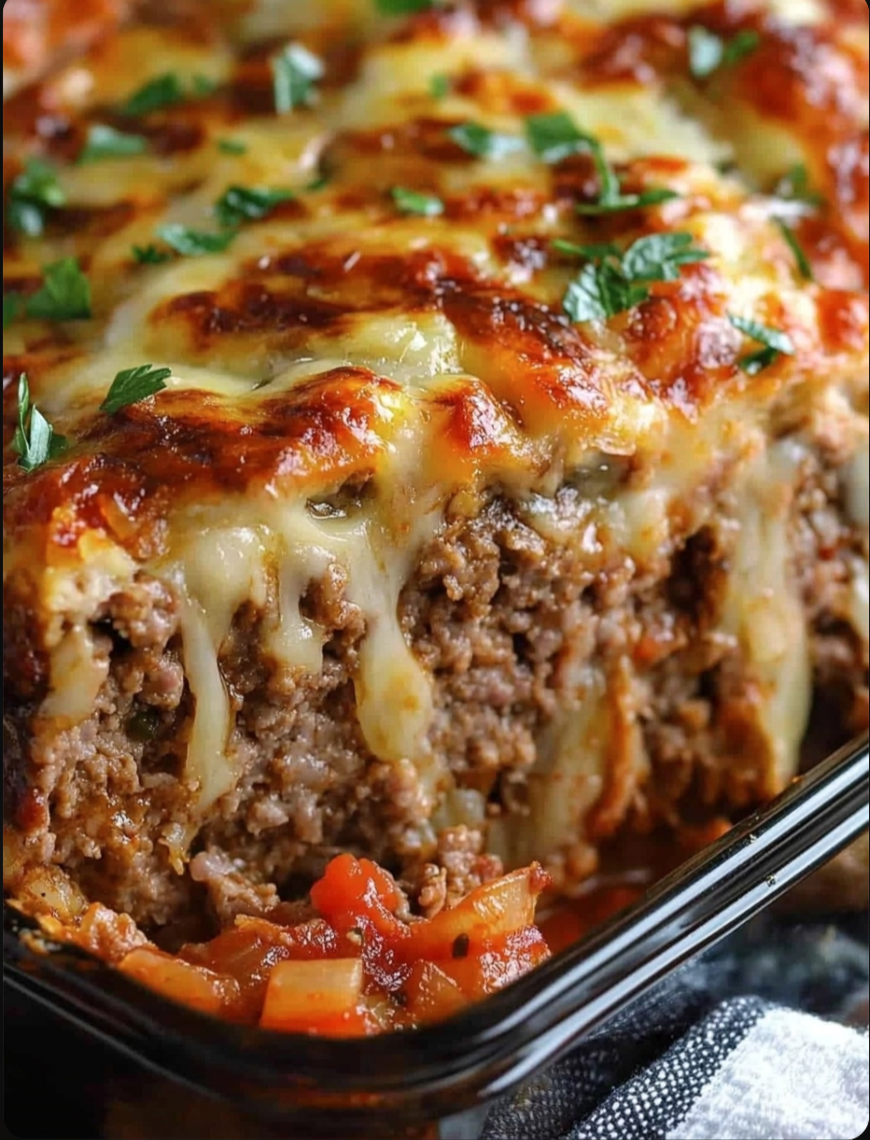 Philly Cheesesteak Meatloaf