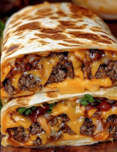 this Cheeseburger Crunch Wrap