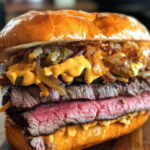 Butter Seared New Zealand Ribeye Steak Topped with Chimichurri Sauce