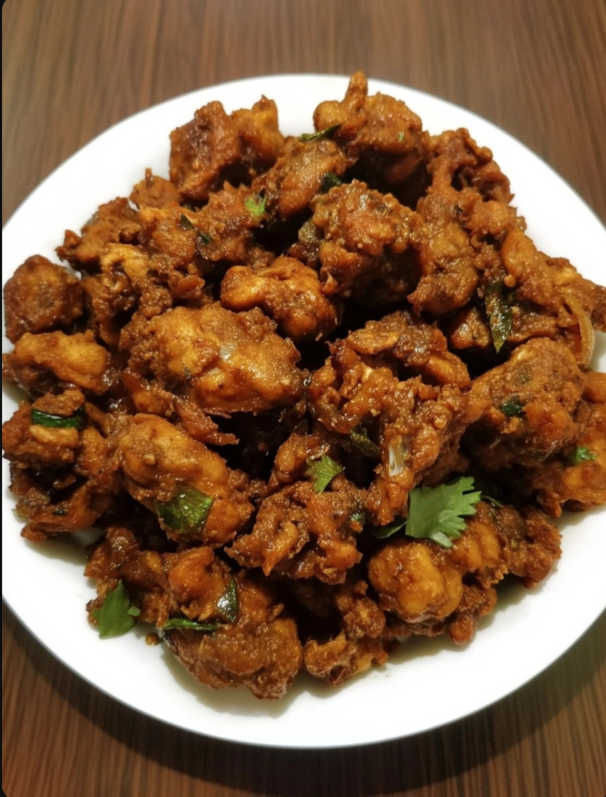 Chicken Gizzard Recipe - Chicken Gizzard Pepper Fry Dry