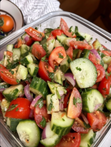 Cucumber and Tomato Salad