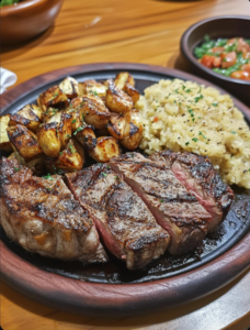 Ribeye Steak with Garlic Herb Butter