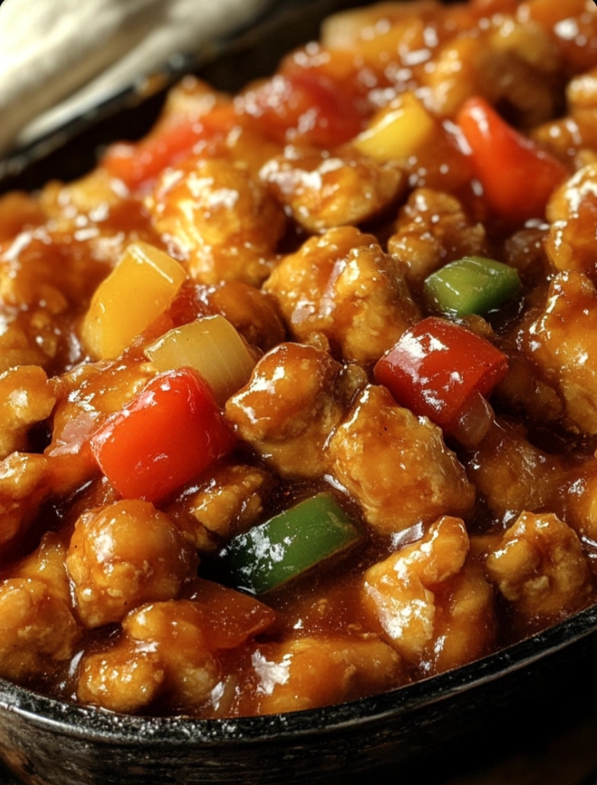 SWEET AND SOUR CHICKEN