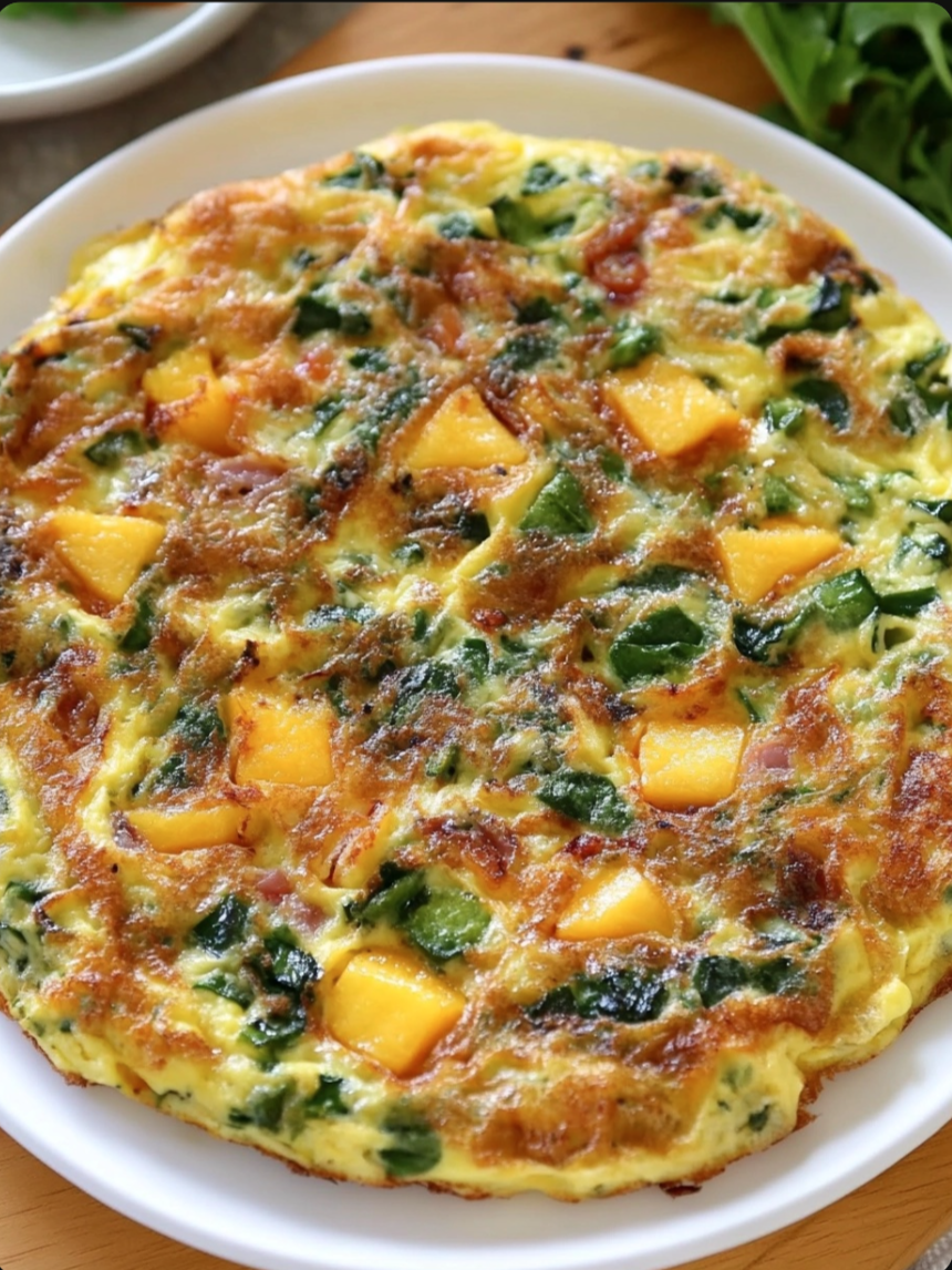Spinach Cheese Omelette 🥚🧀🌿