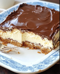 No-Bake Eclair Cake