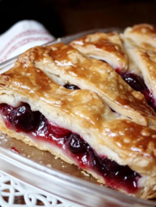Simple Cherry Pastry Pies