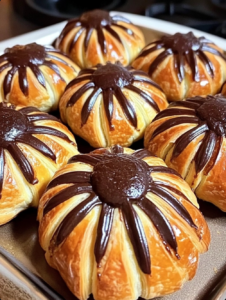 Brownie croissants