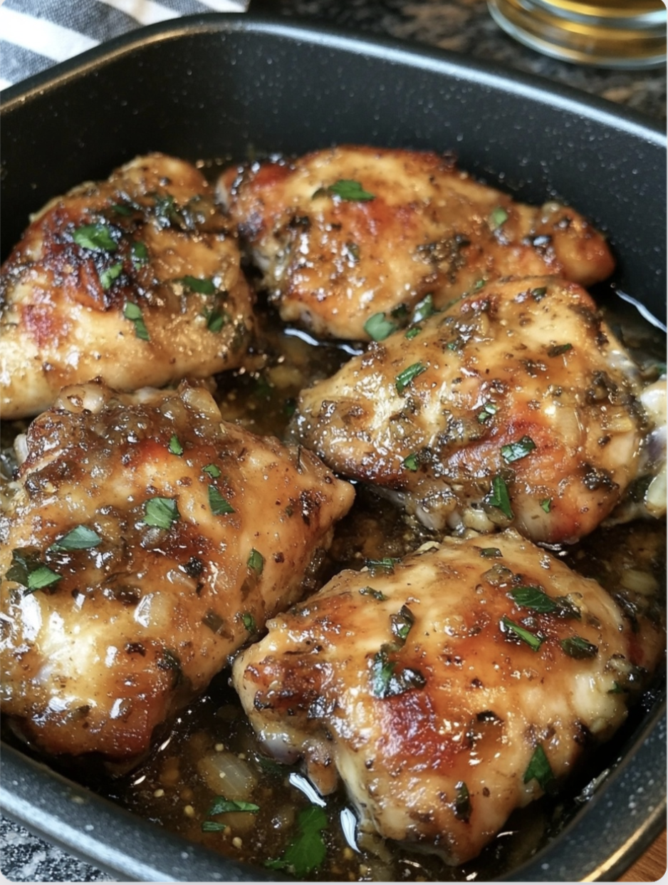 One-Pan Honey Garlic Chicken