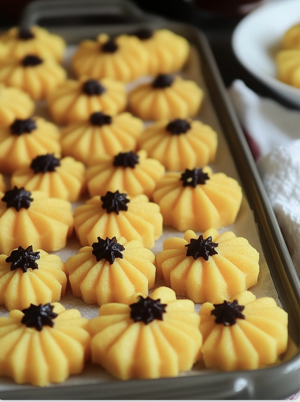 Custard Cookies Bites | Mini Custard Cookies