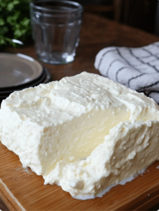 Homemade Feta Cheese with Just Lemon and Milk (Ready in 5 Minutes!)