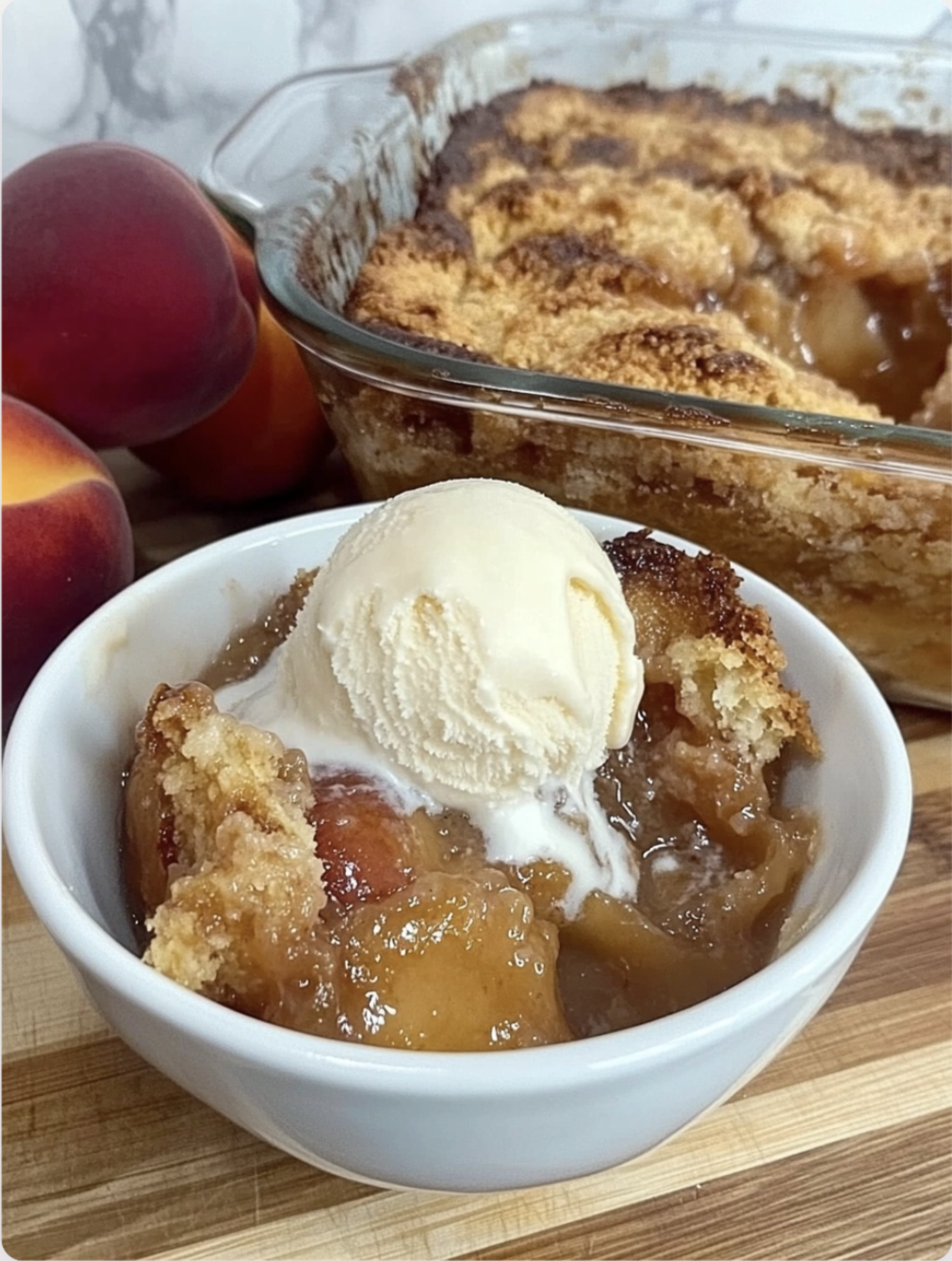 Easy Peach Cobbler
