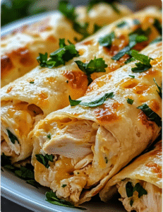Cheesy Garlic Chicken Wrap
