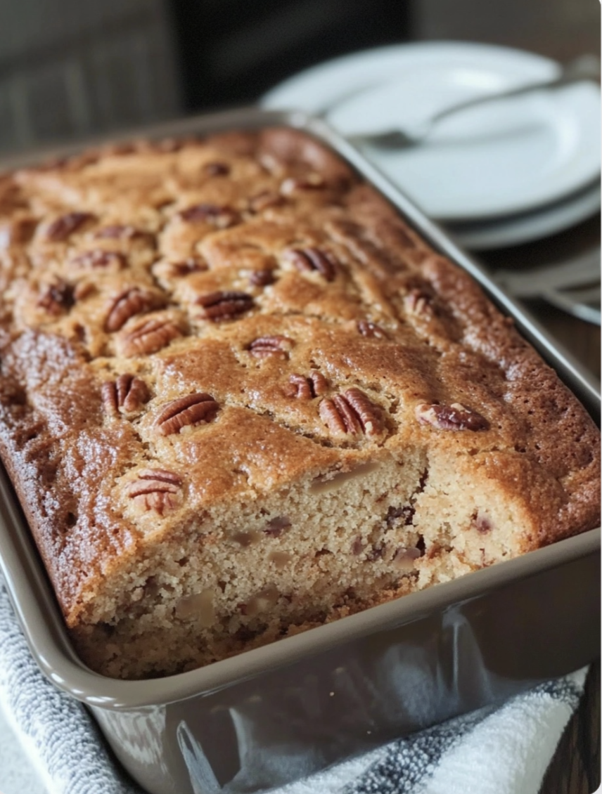 Alabama Pecan Bread Dessert