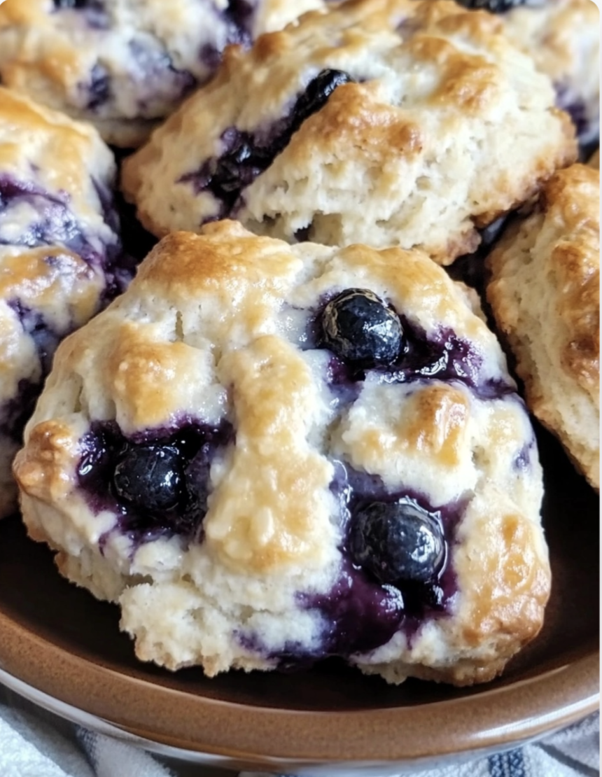 Sweet Blueberry Biscuits