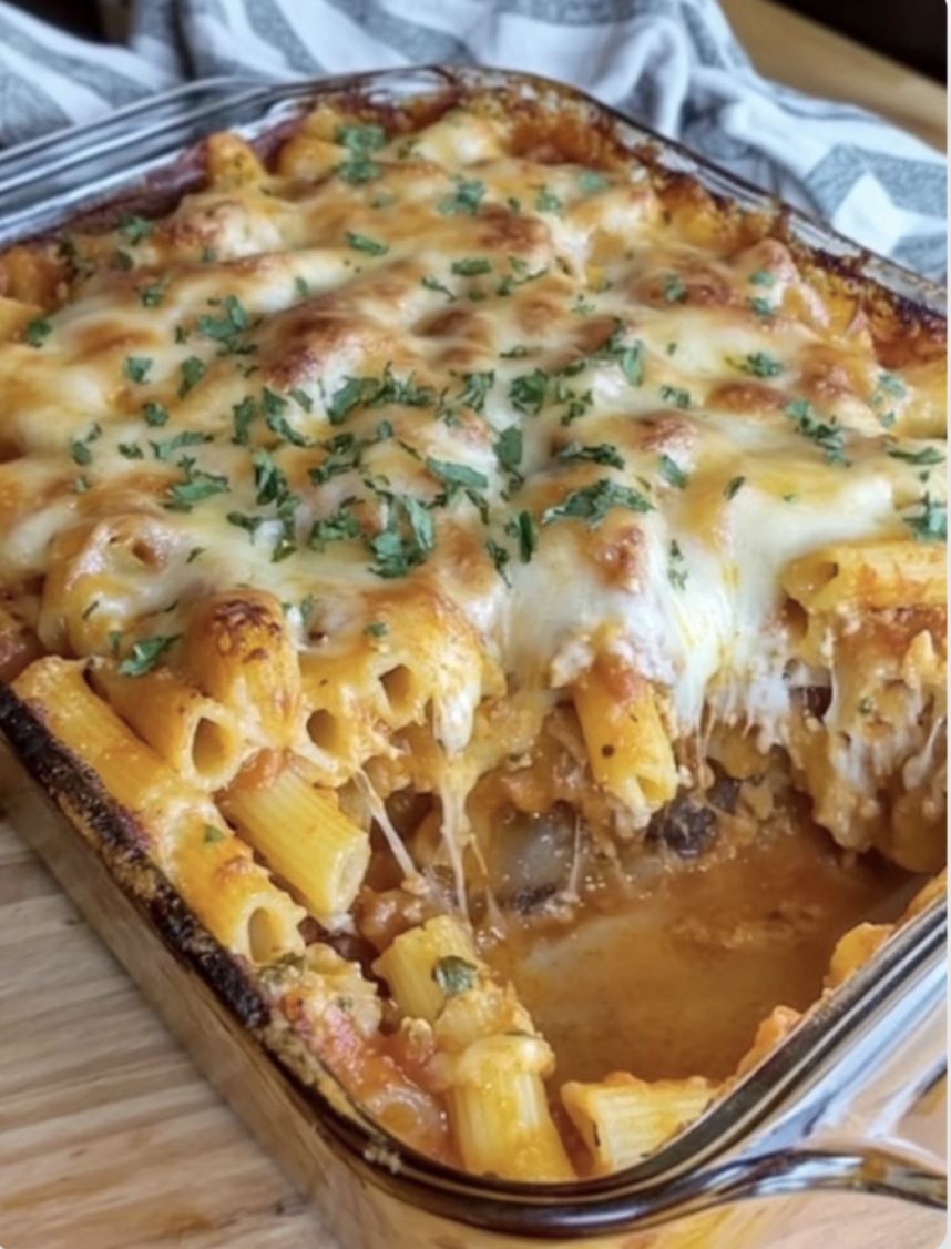 Easy Ziti Pasta Bake Recipe