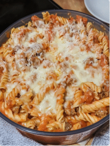 Easy Cheesy Sausage Fusilli