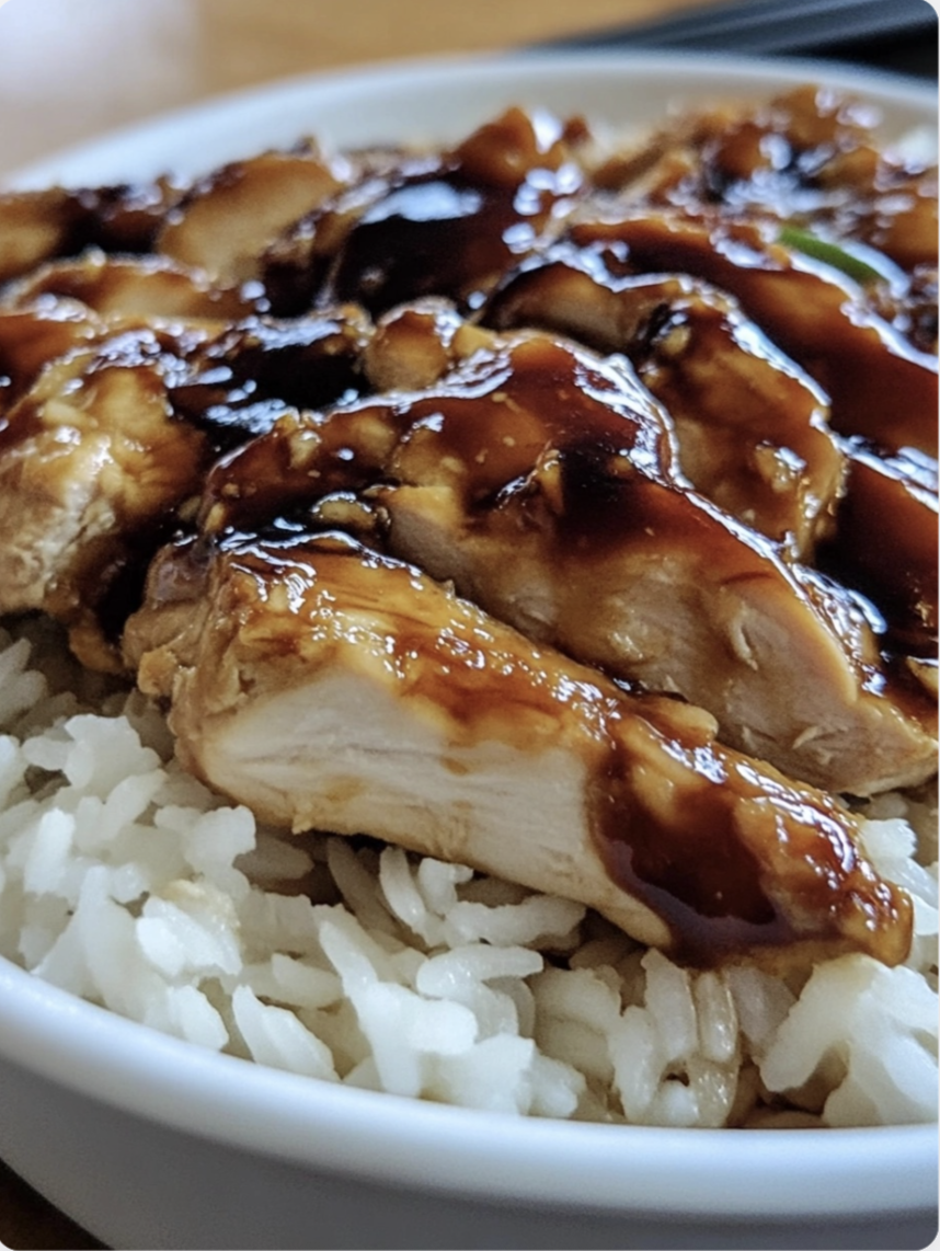 Crock-Pot Teriyaki Chicken and Rice