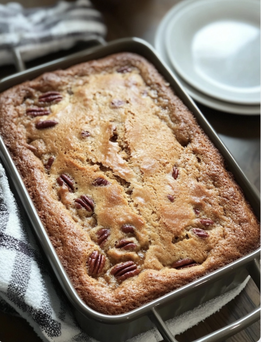 Alabama Pecan Bread Dessert
