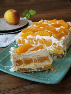 Bourbon-Peach Icebox Cake