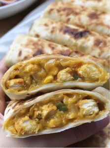 🔥 Crispy Chicken Melt Wraps
