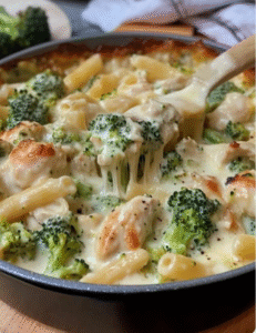 Cheesy Chicken Broccoli Pasta