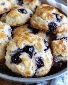 Sweet Blueberry Biscuits