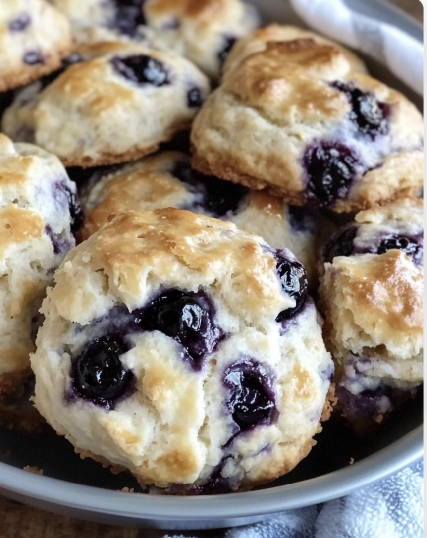 Sweet Blueberry Biscuits
