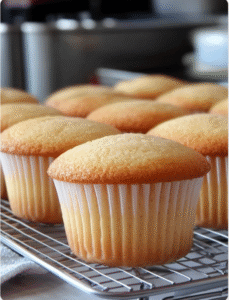 Moist and Fluffy Vanilla Cupcakes