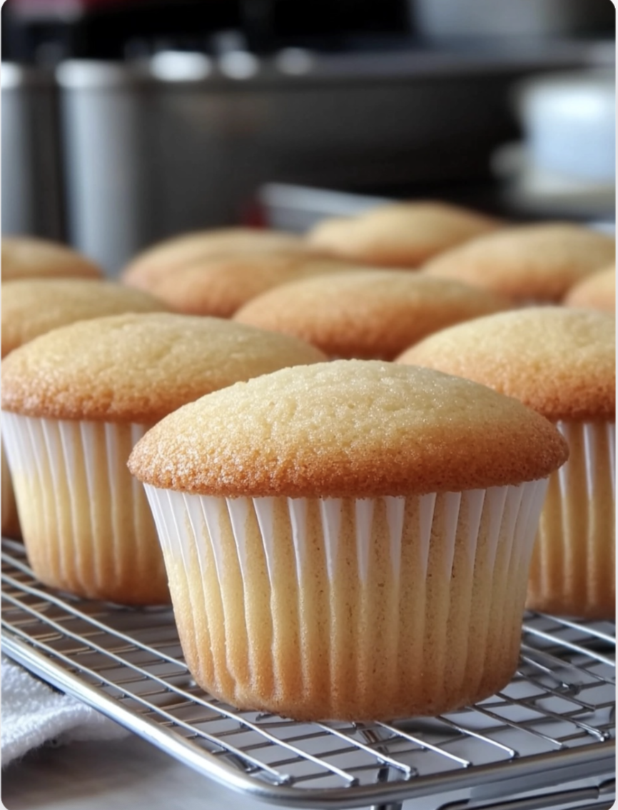 Moist and Fluffy Vanilla Cupcakes