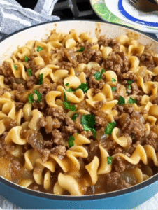 Grandma’s French Onion Beef Noodles