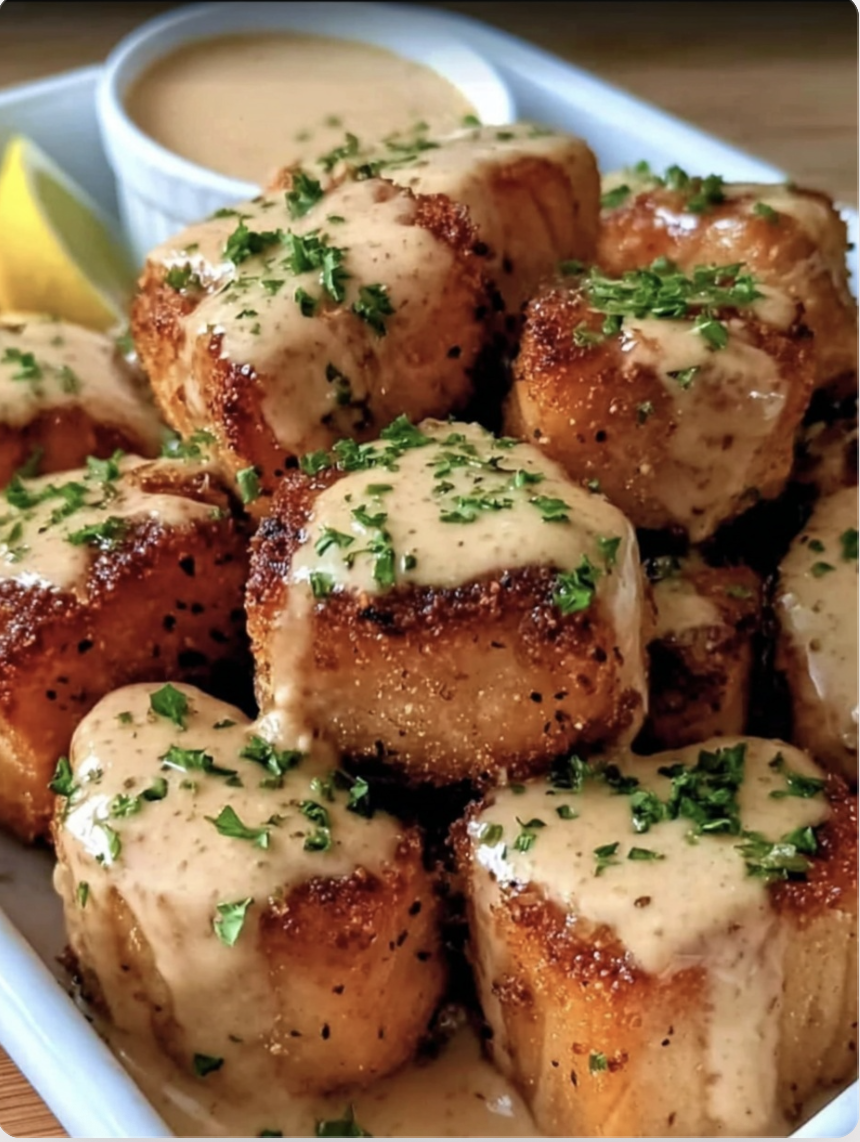 Crispy Bang Bang Salmon Bites
